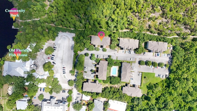 34 Herons Watch Way Unit 1202, Santa Rosa Beach, FL 32459 - aerial view of property's location featuring nearby suburban area and a large body of water