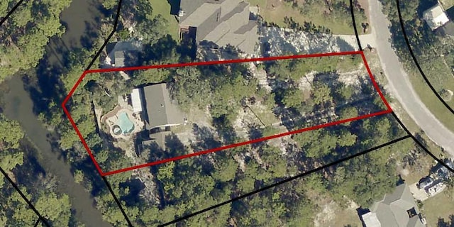 6539 Robar Tesora St, Navarre, FL 32566 - map / location featuring property parcel outlined