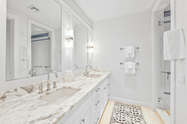 20 Mark Twain Ln Unit 402, Inlet Beach, FL 32461 - full bathroom featuring double vanity
