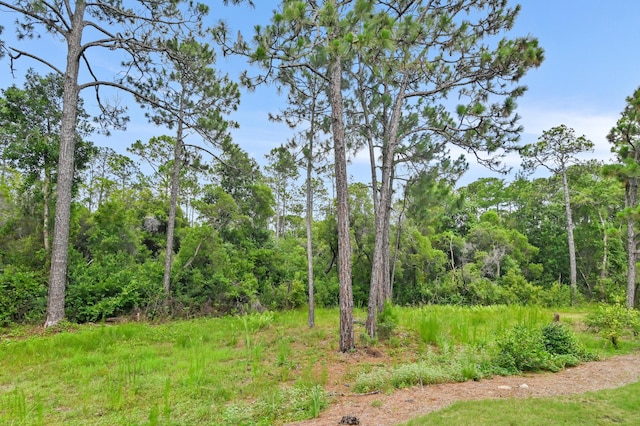 1510 Match Point Ln Unit 303, Panama City Beach, FL 32413 - view of yard featuring a wooded view