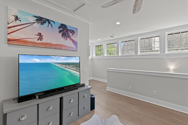 1510 Match Point Ln Unit 303, Panama City Beach, FL 32413 - living room featuring light wood-type flooring and recessed lighting
