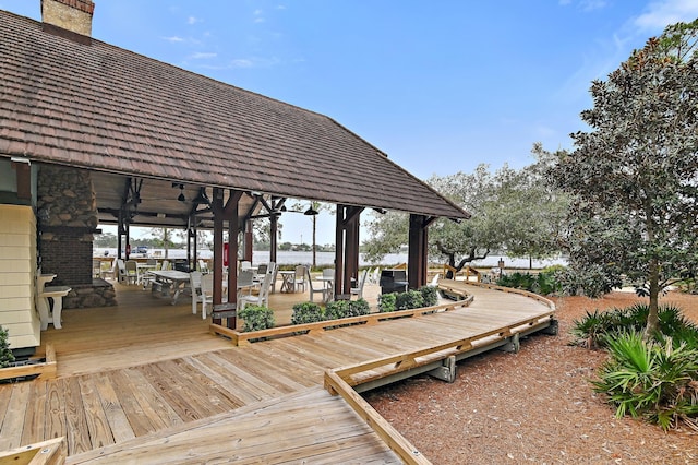1510 Match Point Ln Unit 303, Panama City Beach, FL 32413 - view of wooden terrace