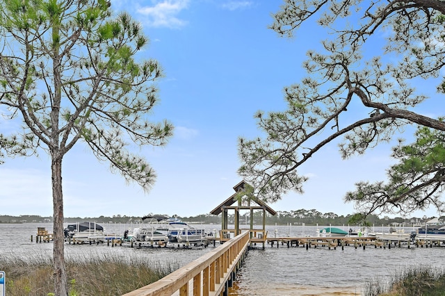 1510 Match Point Ln Unit 303, Panama City Beach, FL 32413 - dock with a water view