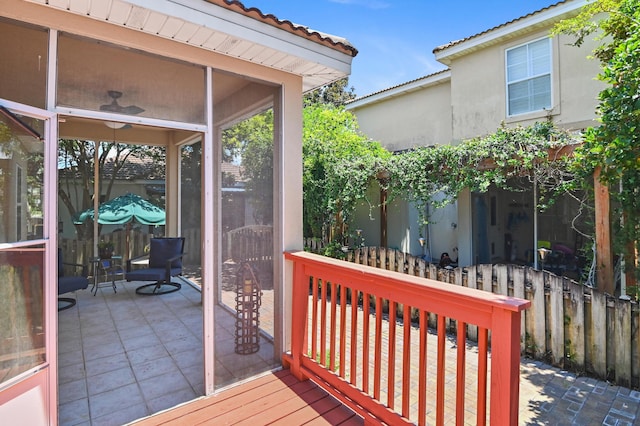 113 Mantero Way, Destin, FL 32541 - deck with a patio area and a sunroom