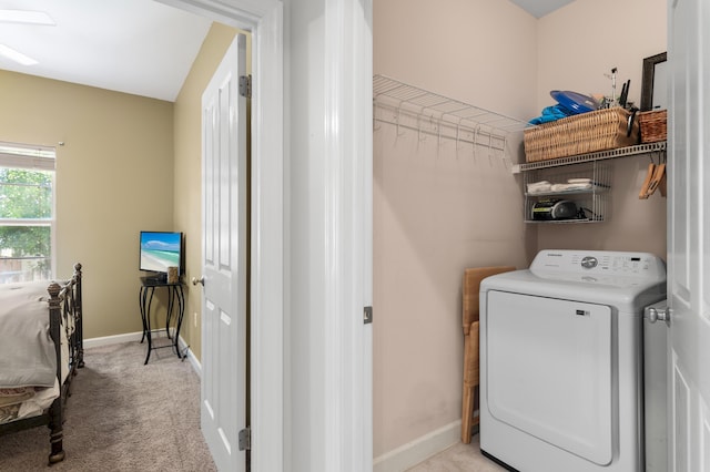 113 Mantero Way, Destin, FL 32541 - laundry area featuring washer / dryer and light carpet