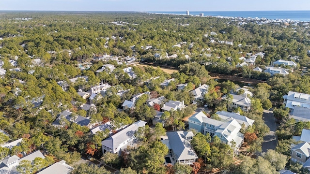 97 Red Cedar Way, Santa Rosa Beach, FL 32459 - aerial view of property and surrounding area featuring nearby suburban area and a large body of water