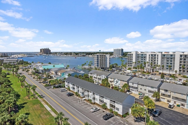 445 Gulf Shore Dr Unit 206, Destin, FL 32541 - drone / aerial view of a nearby body of water and apartment complex