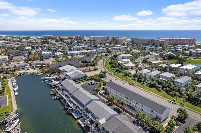445 Gulf Shore Dr Unit 206, Destin, FL 32541 - drone / aerial view of a large body of water