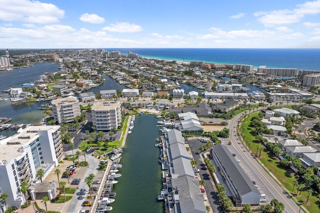 445 Gulf Shore Dr Unit 206, Destin, FL 32541 - aerial view of property's location featuring a large body of water