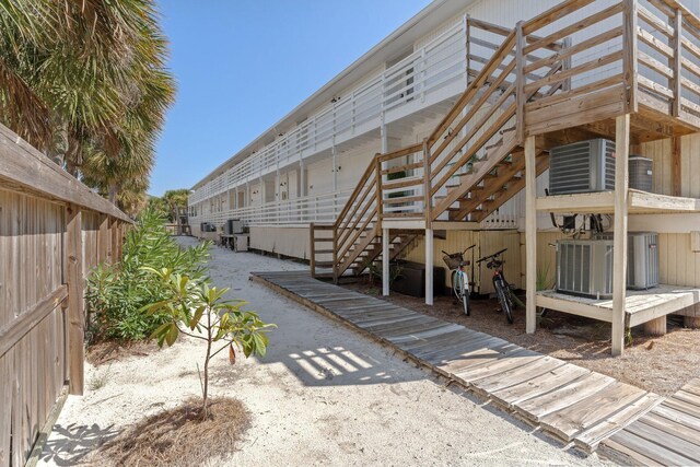 445 Gulf Shore Dr Unit 206, Destin, FL 32541 - rear view of house featuring stairs