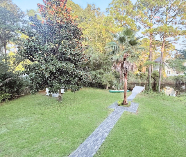 192 Lake Pointe Dr, Santa Rosa Beach, FL 32459 - view of green lawn