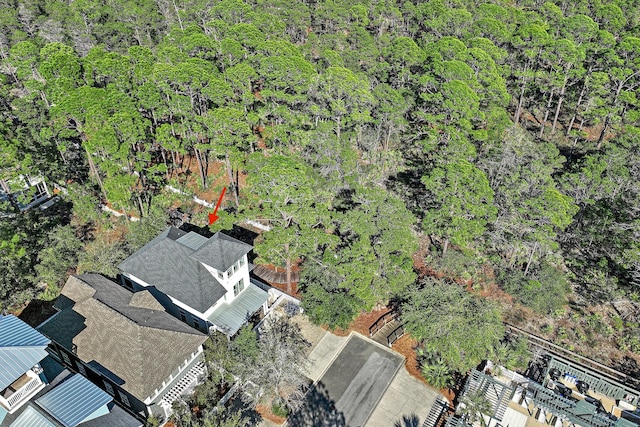 395 Tumblehome Way, Santa Rosa Beach, FL 32459 - bird's eye view of a forest