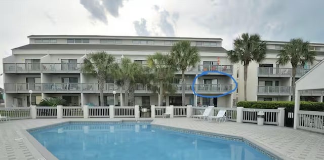 17614 Front Beach Rd Unit 12E, Panama City Beach, FL 32413 - community pool with a patio area