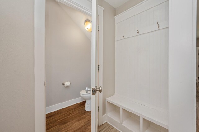 400 Mattie M Kelly Blvd Unit 7, Destin, FL 32541 - mudroom with wood finished floors and baseboards