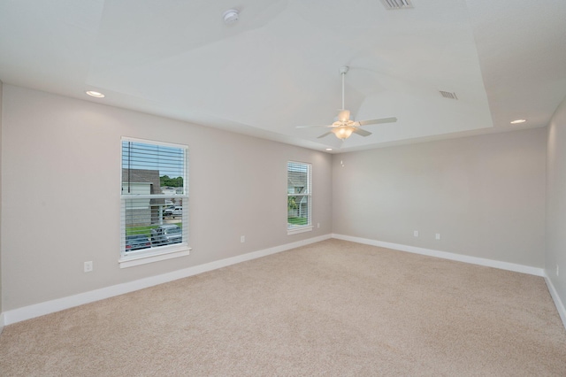 400 Mattie M Kelly Blvd Unit 7, Destin, FL 32541 - empty room with recessed lighting, a smoke detector, carpet, and ceiling fan