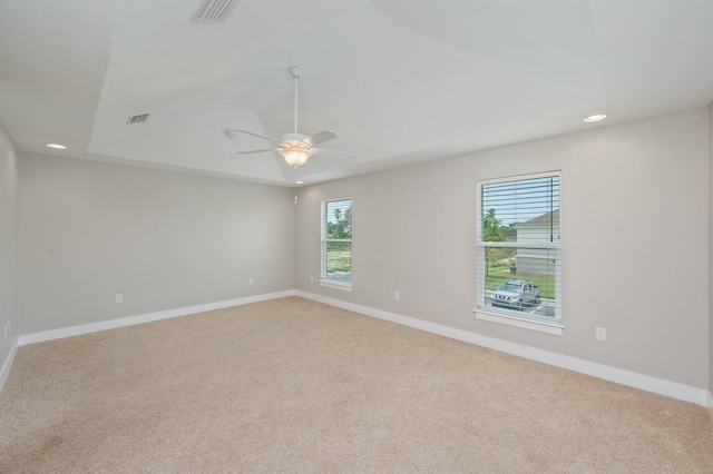 400 Mattie M Kelly Blvd Unit 7, Destin, FL 32541 - carpeted empty room with recessed lighting and ceiling fan