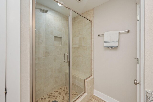 400 Mattie M Kelly Blvd Unit 7, Destin, FL 32541 - bathroom featuring a shower stall