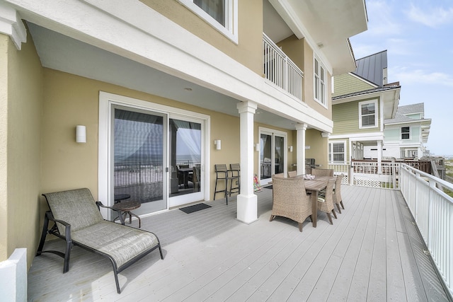 2905 Scenic Gulf Dr, Miramar Beach, FL 32550 - deck with outdoor dining area