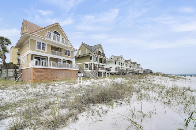 2905 Scenic Gulf Dr, Miramar Beach, FL 32550 - snow covered house with stucco siding