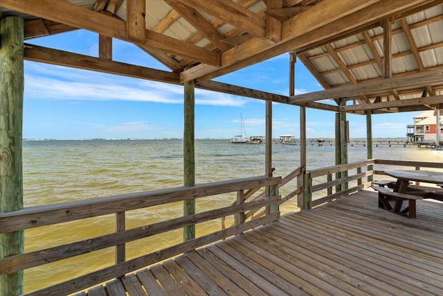 2050 Biscayne Blvd, Navarre, FL 32566 - dock featuring a water view and boat lift