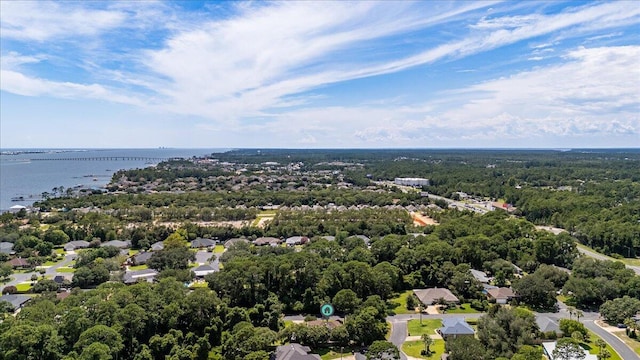 2050 Biscayne Blvd, Navarre, FL 32566 - aerial view of a nearby body of water and a forest
