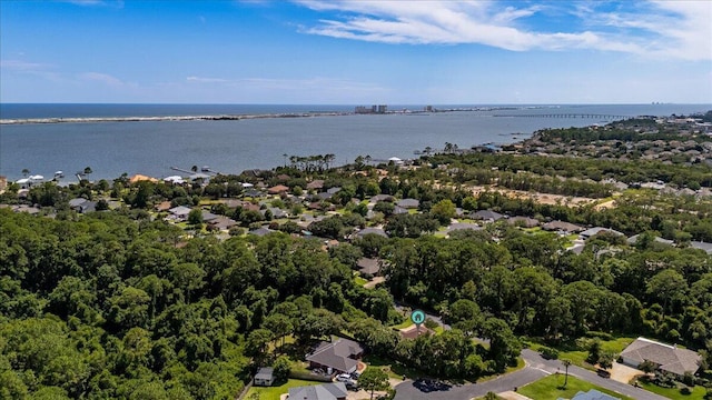 2050 Biscayne Blvd, Navarre, FL 32566 - aerial view of residential area with a large body of water