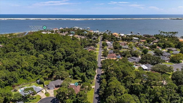 2050 Biscayne Blvd, Navarre, FL 32566 - aerial overview of property's location with a large body of water and nearby suburban area