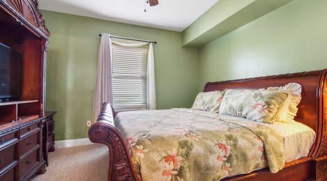 17757 Front Beach Rd Unit 2204D, Panama City Beach, FL 32413 - bedroom with carpet and a ceiling fan