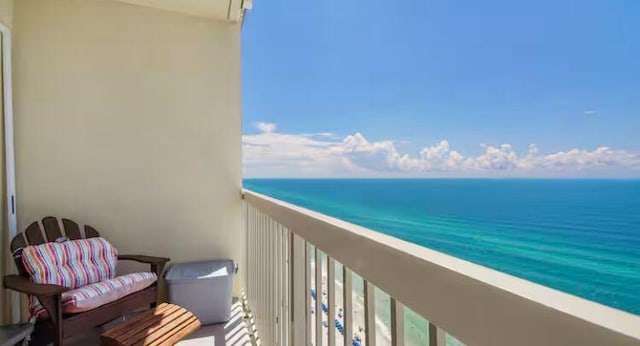 17757 Front Beach Rd Unit 2204D, Panama City Beach, FL 32413 - balcony featuring a water view