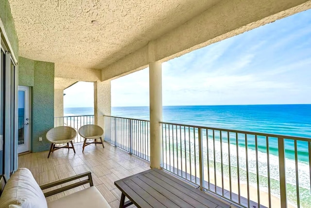 10517 Front Beach Rd Unit 1406, Panama City Beach, FL 32407 - balcony with view of water and beach