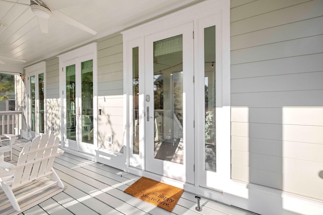 49 Clipper St, Inlet Beach, FL 32461 - unfurnished sunroom with french doors