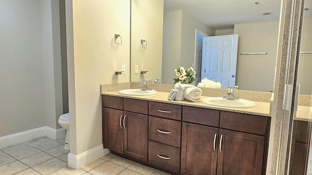 9902 S Thomas Dr Unit 933, Panama City Beach, FL 32408 - full bathroom featuring double vanity and tile patterned floors