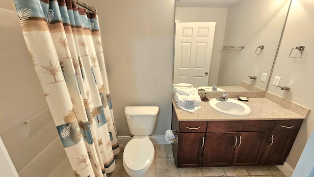 9902 S Thomas Dr Unit 933, Panama City Beach, FL 32408 - bathroom featuring vanity and tile patterned floors