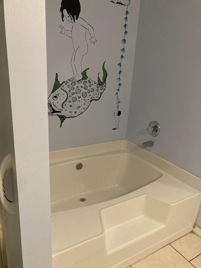 4627 Windstarr Dr, Destin, FL 32541 - full bathroom with tile patterned floors and a tub to relax in