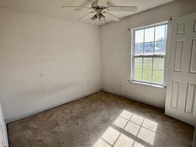 5151 Eagle Way, Crestview, FL 32539 - spare room featuring carpet floors, plenty of natural light, and a ceiling fan