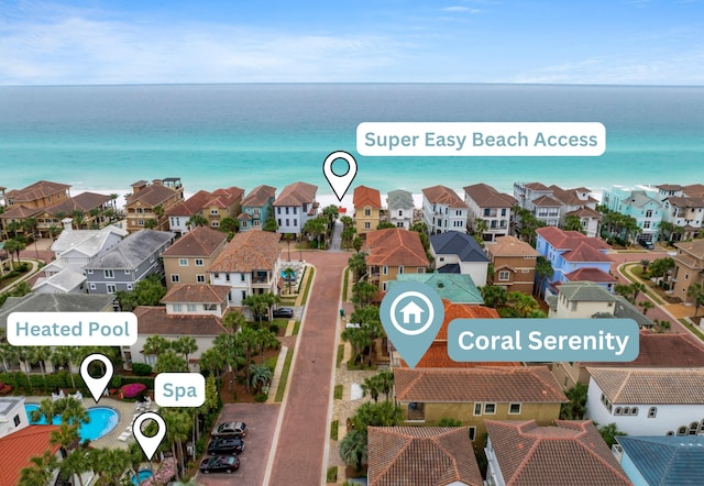 37 Conch Cay, Destin, FL 32541 - aerial perspective of suburban area with a large body of water