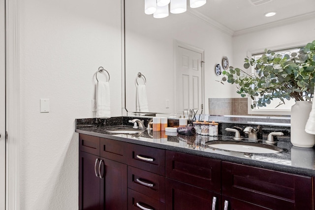 37 Conch Cay, Destin, FL 32541 - bathroom featuring double vanity and crown molding