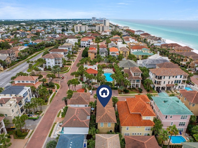 37 Conch Cay, Destin, FL 32541 - aerial view of residential area with a nearby body of water and a pool area