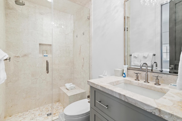 37 Sugar Loaf Aly, Alys Beach, FL 32461 - bathroom with a shower stall and vanity