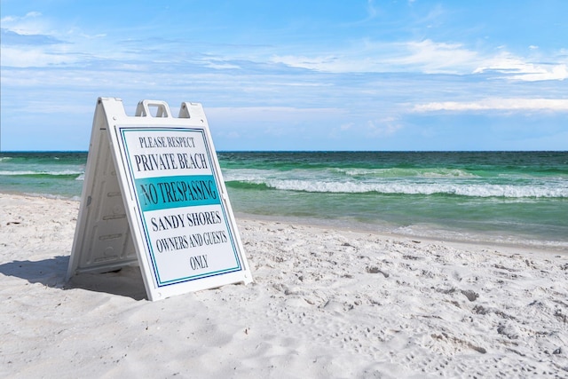 65 Sandy Shores Ct, Inlet Beach, FL 32461 - surrounding community with view of water and beach
