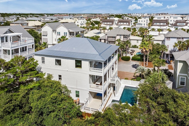 65 Sandy Shores Ct, Inlet Beach, FL 32461 - aerial perspective of suburban area