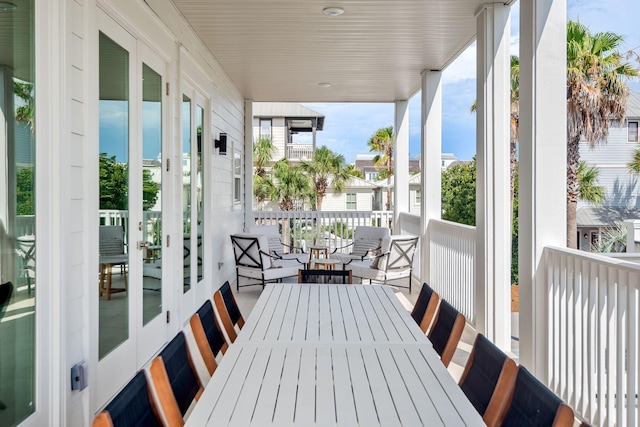 65 Sandy Shores Ct, Inlet Beach, FL 32461 - deck featuring french doors