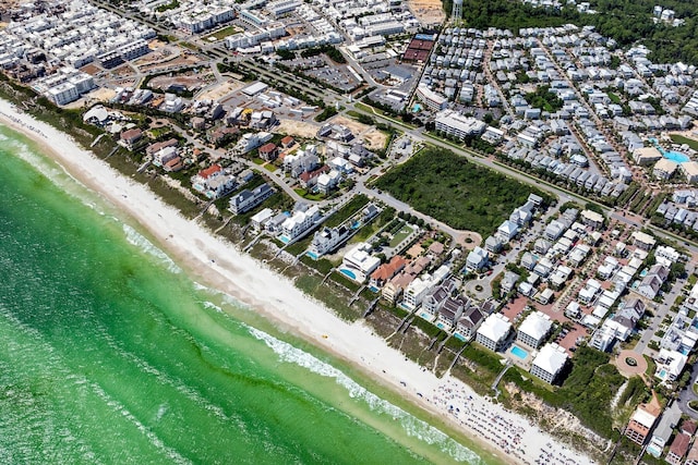 65 Sandy Shores Ct, Inlet Beach, FL 32461 - aerial view of property's location with waterfront with a beach