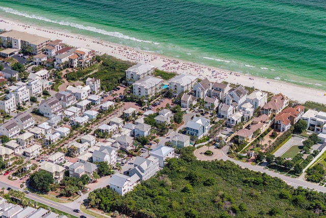 65 Sandy Shores Ct, Inlet Beach, FL 32461 - aerial view of property and surrounding area featuring waterfront with a beach