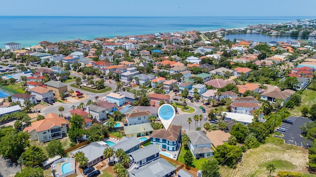 102 Terra Cotta Way, Destin, FL 32541 - aerial perspective of suburban area featuring a large body of water