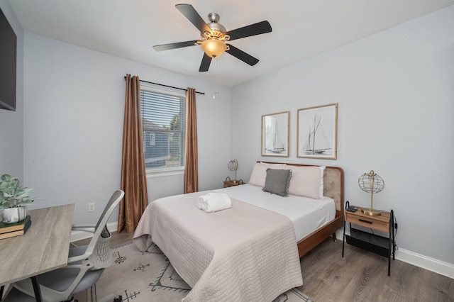 102 Terra Cotta Way, Destin, FL 32541 - bedroom featuring light wood finished floors and a ceiling fan