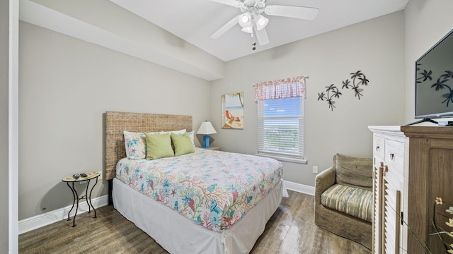 122 Seascape Dr Unit 902, Miramar Beach, FL 32550 - bedroom featuring wood finished floors and a ceiling fan