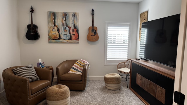 136 Hibernate Way, Freeport, FL 32439 - sitting room featuring carpet floors and baseboards