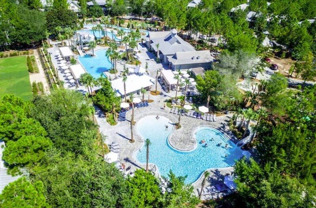 38 Blazing Star Dr, Santa Rosa Beach, FL 32459 - drone / aerial view of a pool area