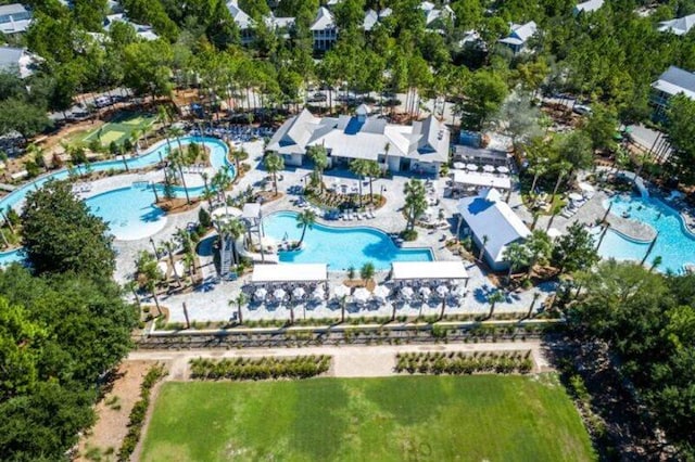 38 Blazing Star Dr, Santa Rosa Beach, FL 32459 - drone / aerial view of a pool area